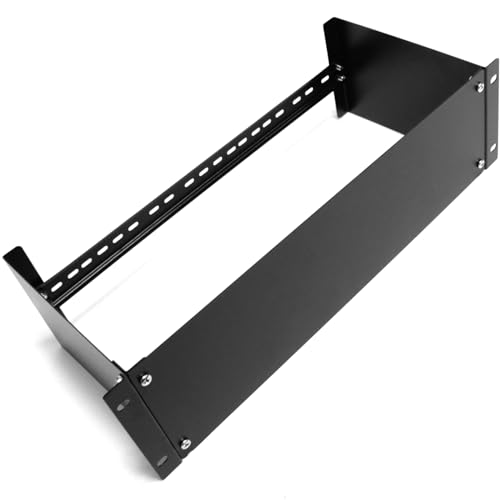 DIN-Schienen-Adapter ohne Loch 3U Rack Gehäuse 19 "von RackMatic von Cablematic