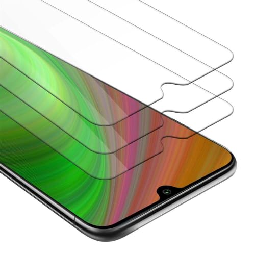 Cadorabo 3x Panzer Schutz Glas für Xiaomi Mi A3-3 Stück Schutzfolie in Ultra-Klar Hüllen freundlich - Gehärtetes (Tempered) Glas Dipslayschutz Folie in 9H Härte Anti Kratzer von Cadorabo