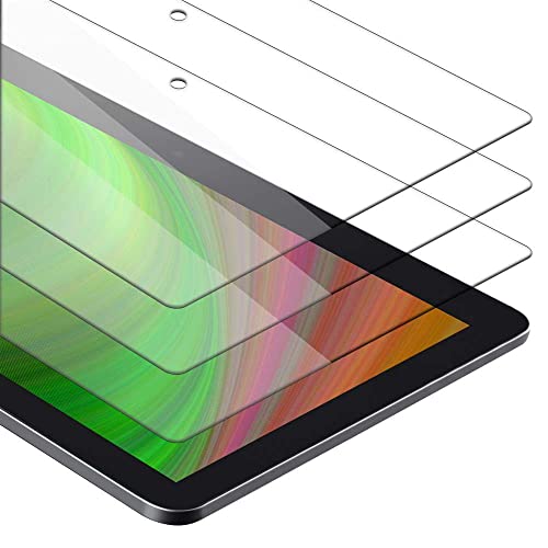 Cadorabo 3x Tablet Panzer Schutz Glas für Lenovo Tab 3 10 Business (10.1 Zoll) - 3 Stück Schutzfolie in Ultra-Klar Hüllen freundlich - Gehärtetes (Tempered) Glas Dipslayschutz Folie in 9H Anti Kratzer von Cadorabo