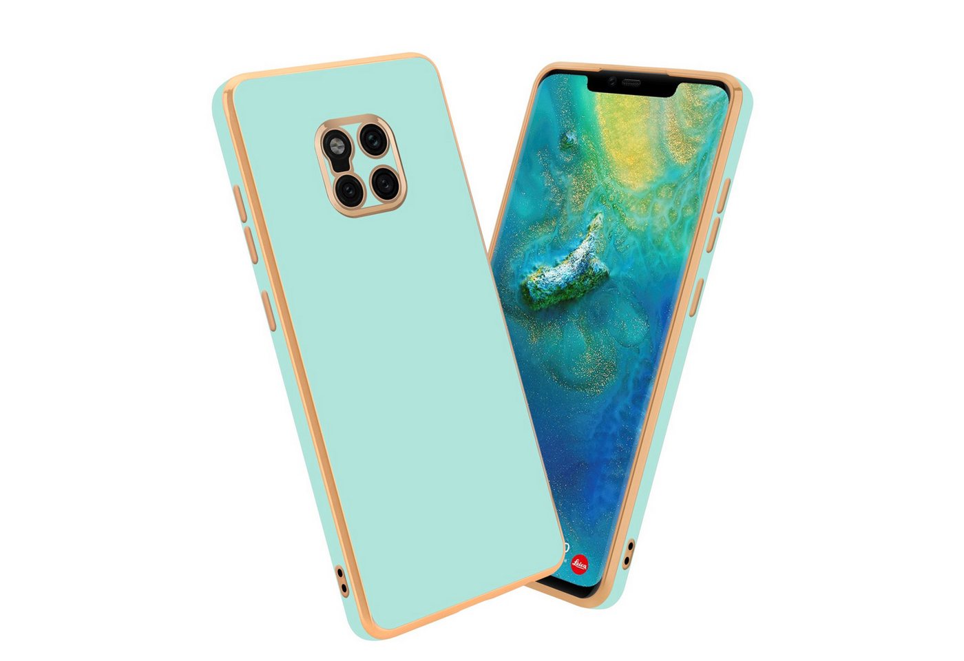 Cadorabo Handyhülle für Huawei MATE 20 PRO Hülle Huawei MATE 20 PRO, Schutzhülle - TPU Silikon Hülle - mit Kameraschutz von Cadorabo