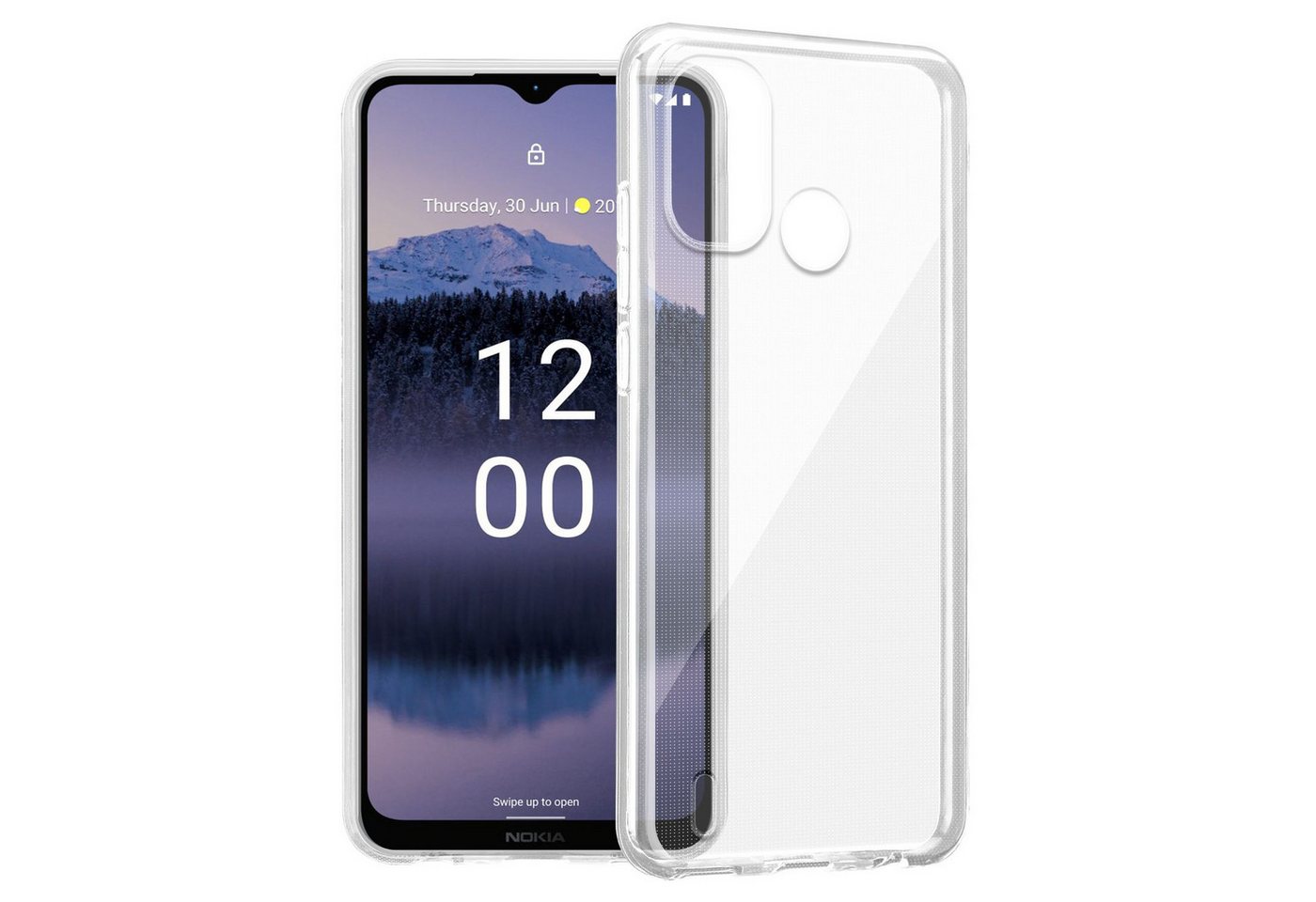 Cadorabo Handyhülle für Nokia G11 Plus Hülle Nokia G11 Plus, Hülle TPU Silikon Handy Schutzhülle Ultra Slim von Cadorabo