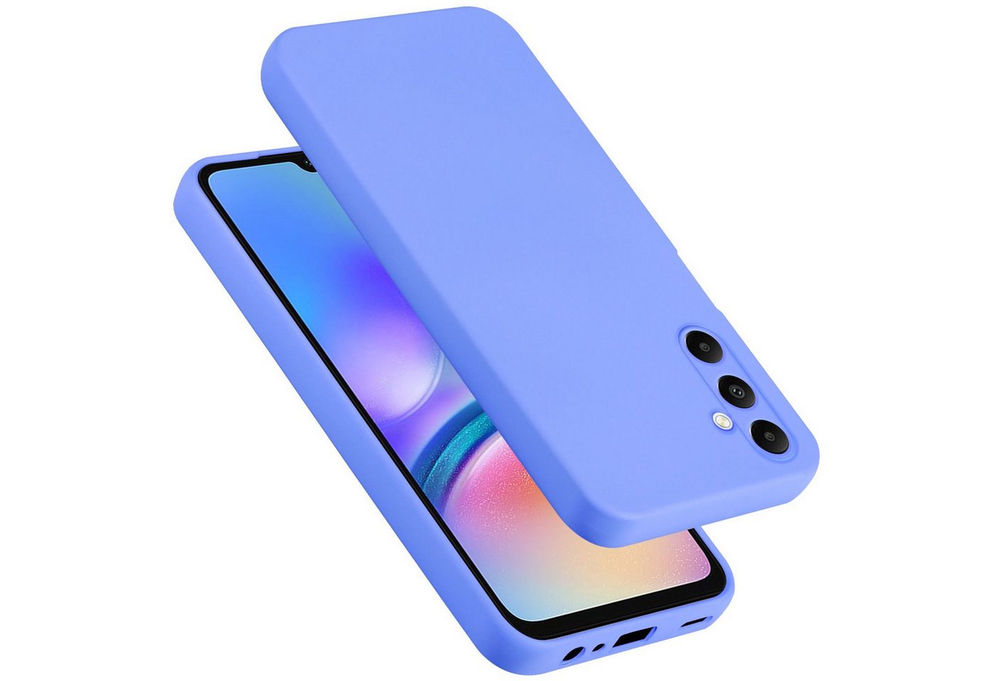 Cadorabo Handyhülle für Samsung Galaxy A05s Hülle Samsung Galaxy A05s, Flexible Hülle TPU Silikon Schutzhülle Back Cover Case von Cadorabo