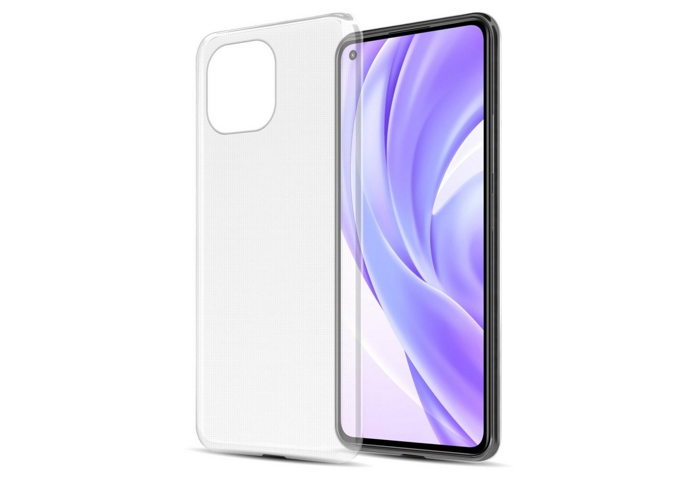 Cadorabo Handyhülle für Xiaomi Mi 11 LITE (4G / 5G) / 11 LITE NE Hülle Xiaomi Mi 11 LITE (4G / 5G) / 11 LITE NE, Hülle TPU Silikon Handy Schutzhülle Ultra Slim von Cadorabo