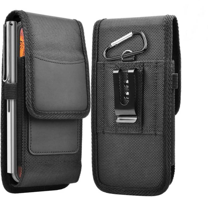 Cadorabo Handytasche für Huawei P SMART 2020 Tasche, Handytasche mit Gürtelclip Hülle mit Karabinerhaken von Cadorabo