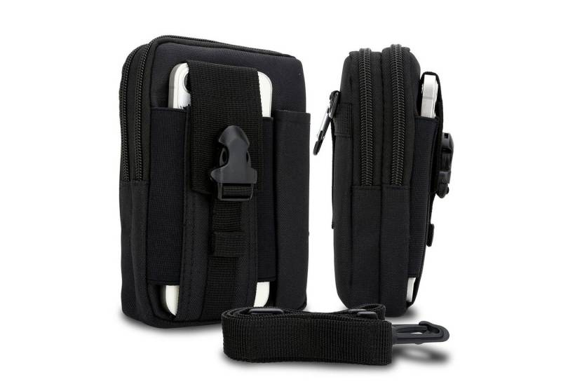 Cadorabo Handytasche für Nokia Lumia 620 (1-tlg), Hülle mit Schultergurt Handyhalter Militär Gürteltasche Hüfttasche von Cadorabo