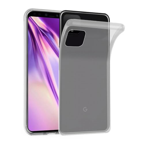 Cadorabo Hülle kompatibel mit Google Pixel 4 Hülle Silikon Handyhülle für Pixel 4 Case aus [Nie vergilben Technologie], Kratzfeste und stoßfeste Schutzhülle für Google Pixel 4 - VOLL TRANSPARENT von Cadorabo