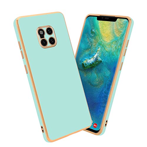 Cadorabo Hülle kompatibel mit Huawei Mate 20 PRO Schutzhülle TPU Silikon Case Liquid Design mit Kameraschutz Slim Kratzfest Weiche Gummi mit Rundumschutz Case Hülle für Huawei Mate 20 PRO in Grün von Cadorabo