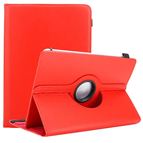 Cadorabo Hülle kompatibel mit Kindle Paperwhite 2015 (7. Gen.) Tablethülle 360 Design aus Kunst Leder Flip Klappbare Magnetische Cover Hülle für Kindle Paperwhite 2015 (7. Gen.) Tasche in Rot von Cadorabo