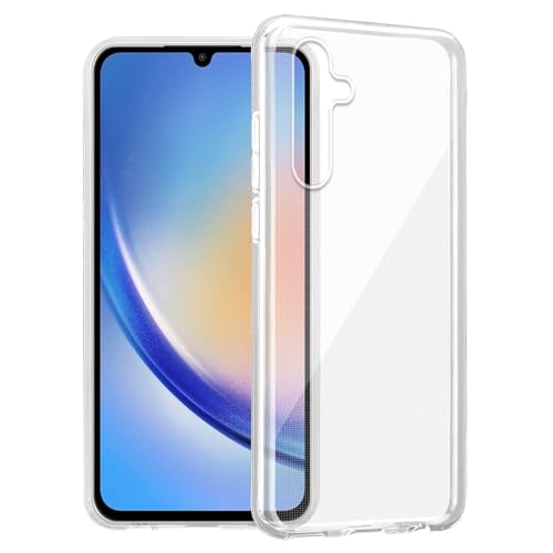 Cadorabo Hülle kompatibel mit Samsung Galaxy A54 5G in VOLL TRANSPARENT - Schutzhülle aus flexiblem TPU Silikon von Cadorabo