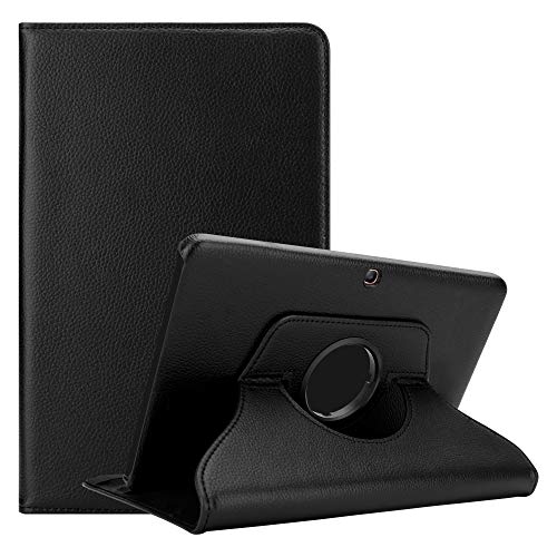 Cadorabo Hülle kompatibel mit Samsung Galaxy Tab 3 (10.1 Zoll) Tablethülle ohne Auto Wake Up aus Premium Kunst Leder Flip Klappbare Stoßfeste Cover Hülle für Galaxy Tab 3 (10.1 Zoll) Tasche in Schwarz von Cadorabo