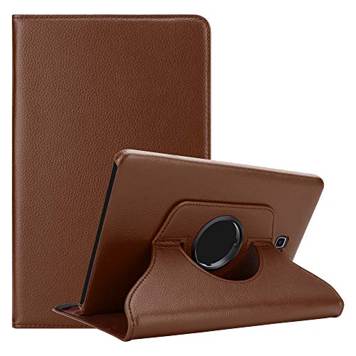 Cadorabo Hülle kompatibel mit Samsung Galaxy Tab A 2016 (10.1 Zoll) Tablethülle ohne Auto Wake Up aus Kunst Leder Flip Klappbare Stoßfeste Cover Hülle für Galaxy Tab A 2016 (10.1 Zoll) Tasche in Braun von Cadorabo