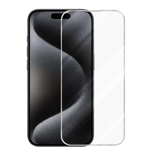 Cadorabo Panzer Schutz Glas für Apple iPhone 15 PRO MAX - Schutzfolie in Ultra-Klar Hüllen freundlich - Gehärtetes (Tempered) Glas Dipslayschutz Folie in 9H Härte Anti Kratzer von Cadorabo