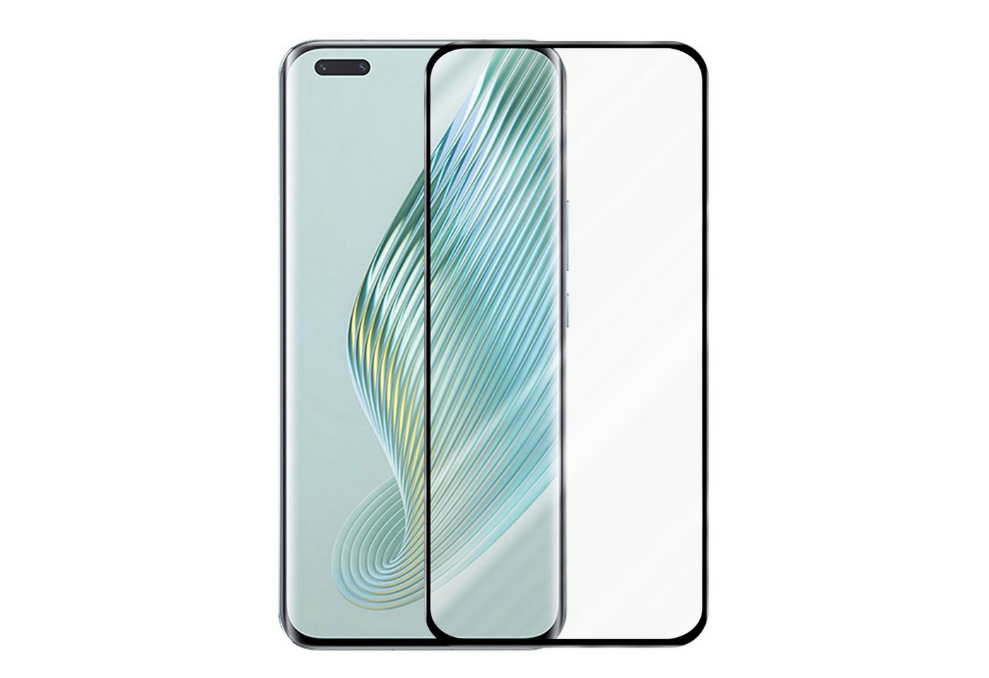 Cadorabo Schutzfolie für Honor Magic 5 Pro Schutzfolie, Schutzfolie Panzer Folie (Tempered) Display Schutzglas 3D Touch von Cadorabo