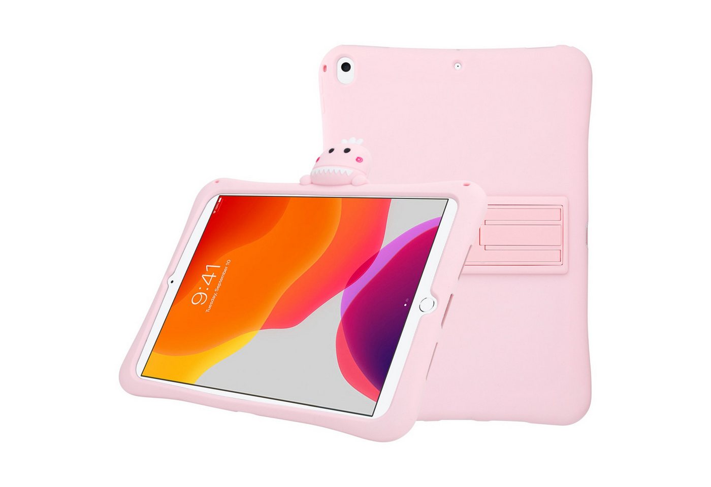 Cadorabo Tablet-Hülle für Apple iPad MINI 4 (7.9 Zoll) Hülle Apple iPad MINI 4 (7.9 Zoll), Tablethülle - Schutzhülle für Kinder aus TPU Silikon mit Standfunktion von Cadorabo