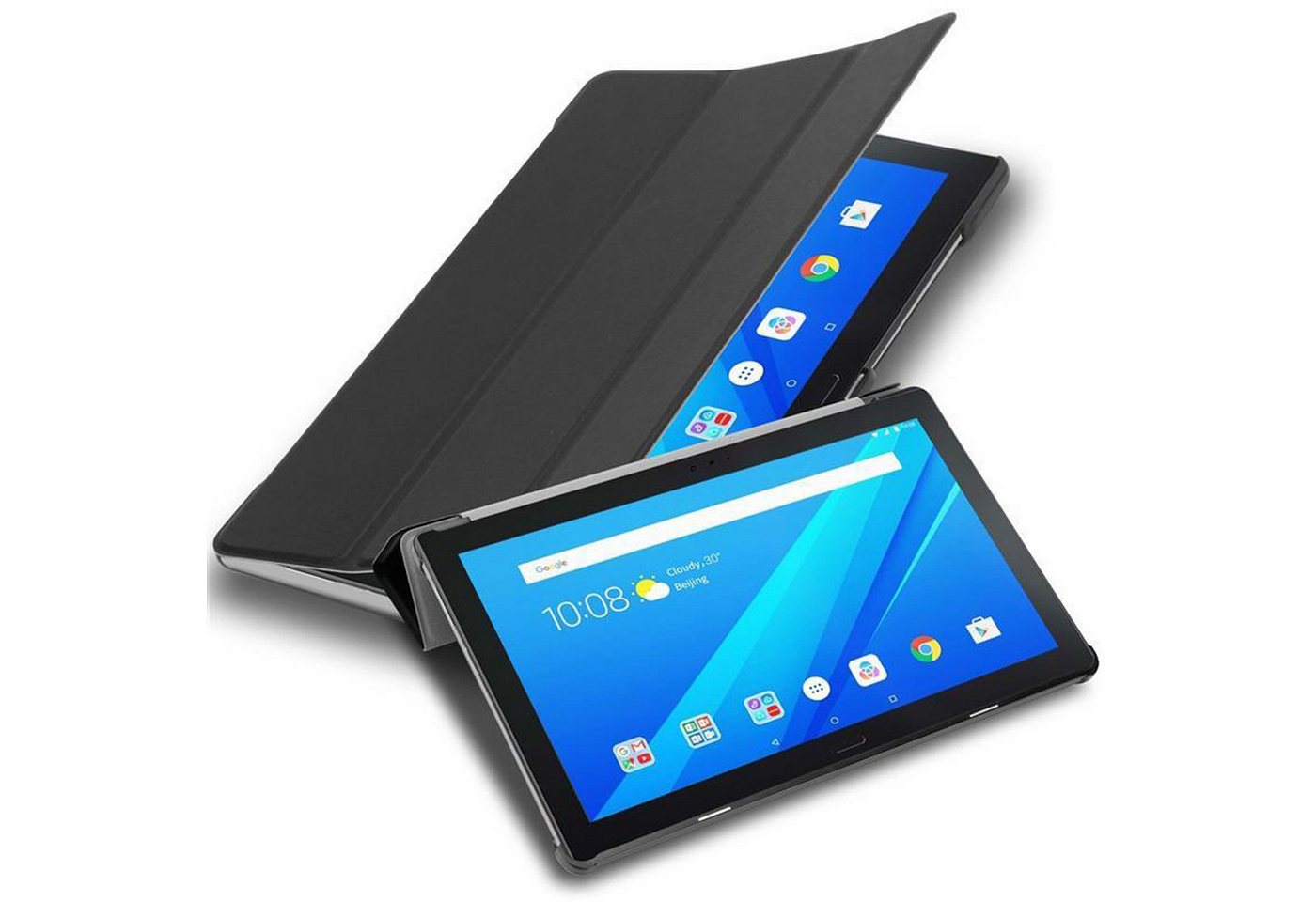 Cadorabo Tablet-Hülle Lenovo Tab 4 10 PLUS (10.1 Zoll) Lenovo Tab 4 10 PLUS (10.1 Zoll), Klappbare Tablet Schutzhülle - Hülle - Standfunktion - 360 Grad Case von Cadorabo