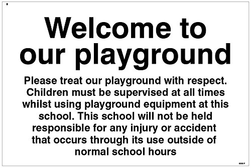 Caledonia Schilder 15478p Schild Welcome to our Spielplatz Merken, Caledonia Schilder 15478p Schild Welcome to our Spielplatz Merken, von Caledonia Signs