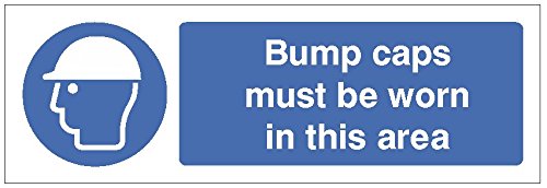 Caledonia Signs 15024G Schild, „Bump Caps Must Be Worn In This Area“ in englischer Sprache Caledonia Signs 15024G Schild, „Bump Caps Must Be Worn In This Area“ in englischer Sprache von Caledonia Signs
