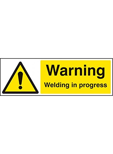 Caledonia Signs Warnschild"Warning Welding in Progress", 300 mm x 100 mm, starrer Kunststoff, 14497G Caledonia Signs Warnschild"Warning Welding in Progress", 300 mm x 100 mm, starrer Kunststoff, 14497G von Caledonia Signs