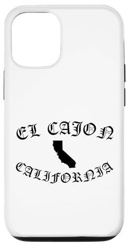 Hülle für iPhone 12/12 Pro El Cajon Kalifornien USA Flagge Vintage Cali 619 San Diego SD von Cali Retro Tees