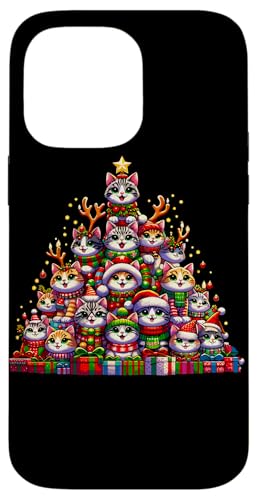 Hülle für iPhone 14 Pro Max Christmas Tree California Spangled von California Spangled Cat Lover Gifts