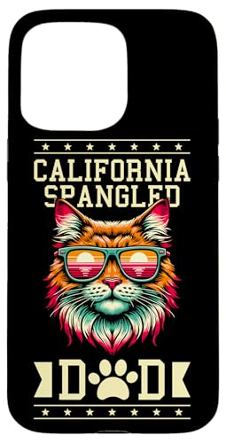 Hülle für iPhone 15 Pro Max California Spangled Dad von California Spangled Cat Lover Gifts