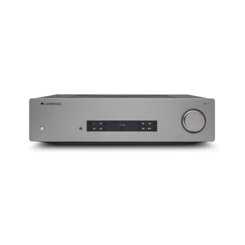 Cambridge Audio CXA81-80 Watt separater integrierter Stereo-Verstärker HiFi-System mit Bluetooth aptX HD und ESS SABRE DAC - Lunar Grey von Cambridge Audio