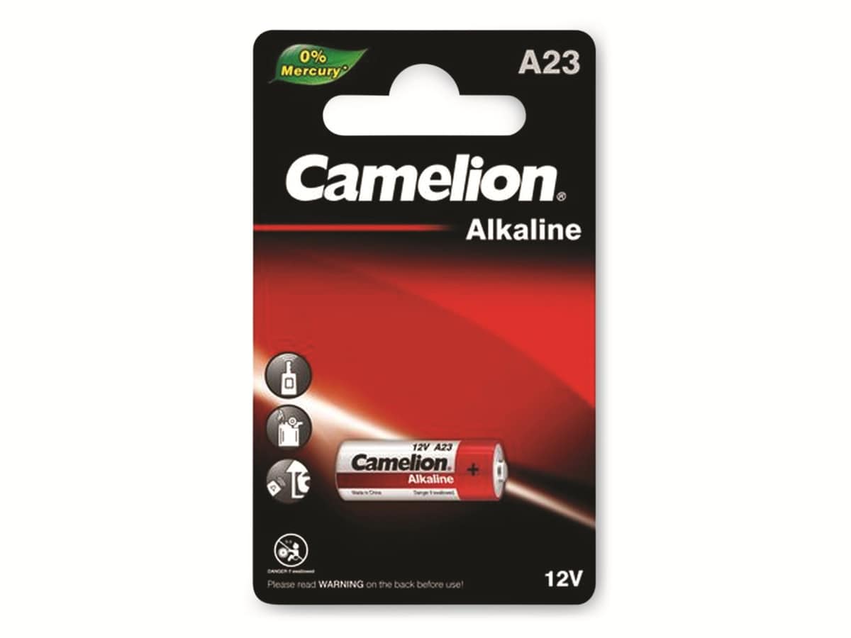 CAMELION 12V-Batterie, Plus Alkaline, A23, 1 Stück von Camelion