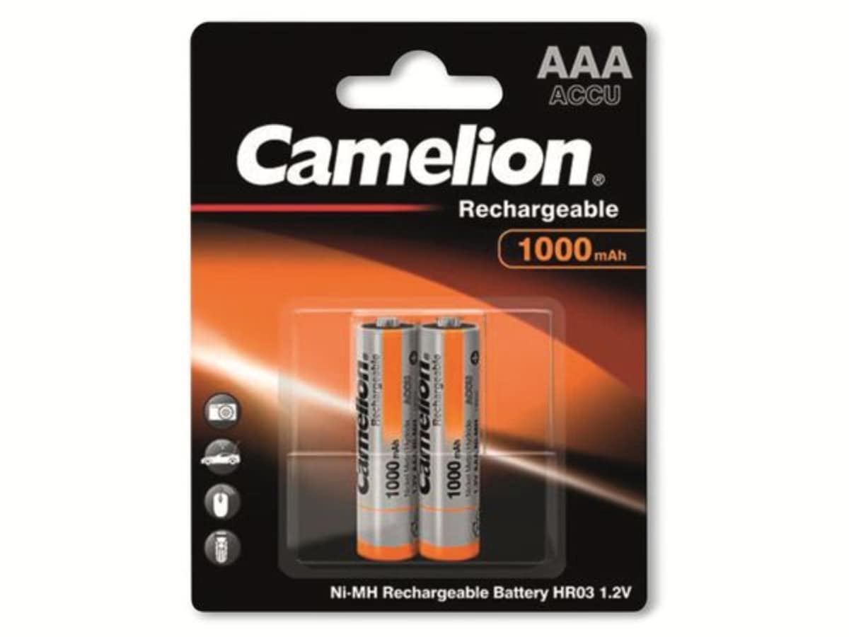 CAMELION NiMH-Micro-Akku 1000 mAh, 2 Stück von Camelion