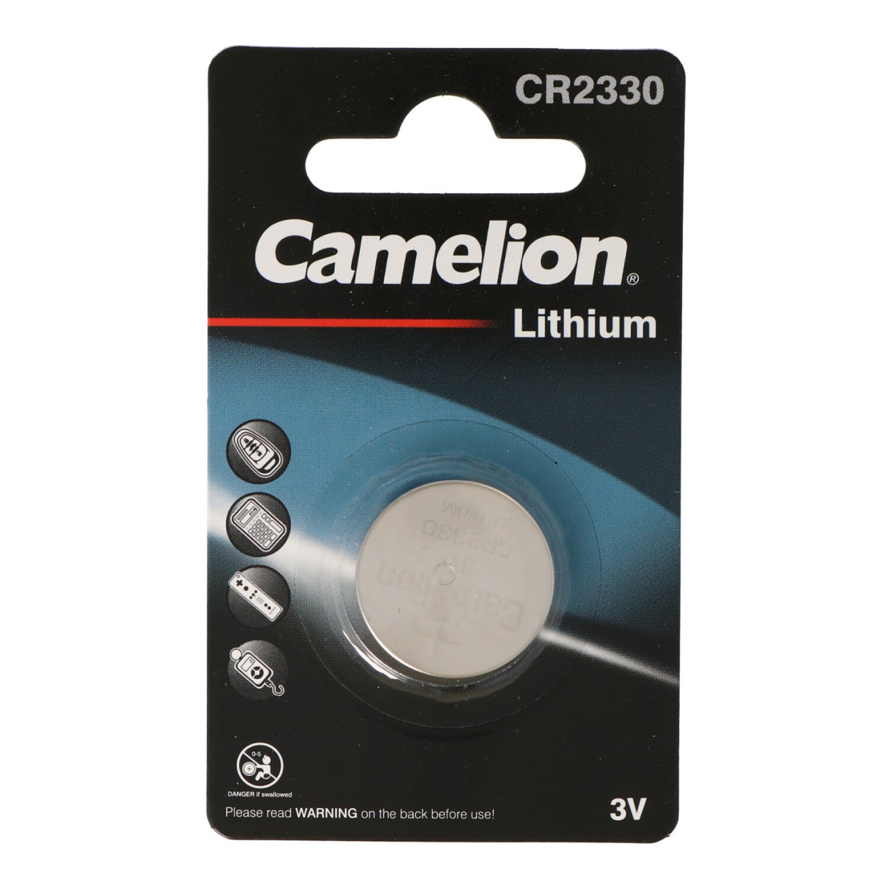 Camelion CR2330 Lithium Batterie 625mAh, Abmessungen 23x3mm von Camelion