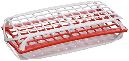 camlab Kunststoffe RTP/7031-r 3-Tier-Rack für 16 mm Röhren, rot von Camlab Plastics