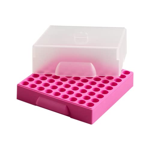 camlab Kunststoffe RTP/76001-p 81 Place Polypropylen maxicold Racks und Deckel, Pink (5 Stück) von Camlab Plastics