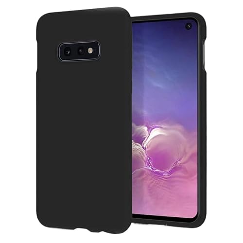 Silikon Case für Samsung Galaxy S10e, Weiche TPU für Samsung Galaxy S10e Schwarz Handyhülle, Stoßfest Schutzhülle für Galaxy S10e,Vergilbungsbeständig Kratzfest Case Cover für Samsung S10e von Camokia