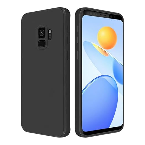 Silikon Case für Samsung Galaxy S9, Weiche TPU für Samsung Galaxy S9 Schwarz Handyhülle, Stoßfest Schutzhülle für Galaxy S9,Vergilbungsbeständig Kratzfest Case Cover für Samsung S9 von Camokia