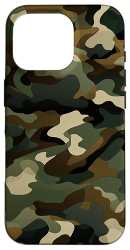 Hülle für iPhone 16 Pro Militär Camouflage Tarnmuster Grünes Camo Muster von Camouflage Tarnmuster Designs