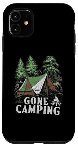 Hülle für iPhone 11 Camping Spruch Lustig Camper Abenteuer Outdoor Zitat Camping von Camping Designs for Men Women