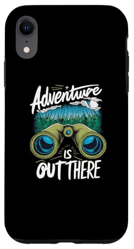 Hülle für iPhone XR Camping Spruch Lustig Camper Abenteuer Outdoor Zitat Camping von Camping Designs for Men Women