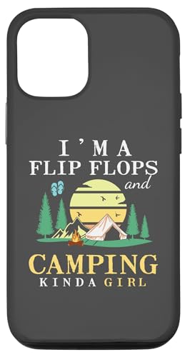 Hülle für iPhone 13 Outdoor Adventure Flip Flops Camping Mädchen Frauen Camper von Camping Hiking Outdoors Nature Adventure Camper