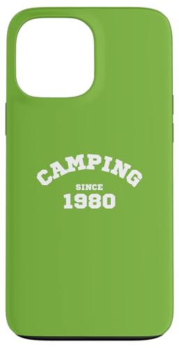 Camping seit 1980, sportlich Hülle für iPhone 13 Pro Max von Camping Stuff