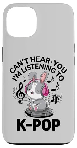 Hülle für iPhone 13 Can't Hear You K-Pop Fan Kopfhörer Bunny Rabbit Musik Spaß von Can't Hear You K-Pop Bunny Rabbit Fan Apparel