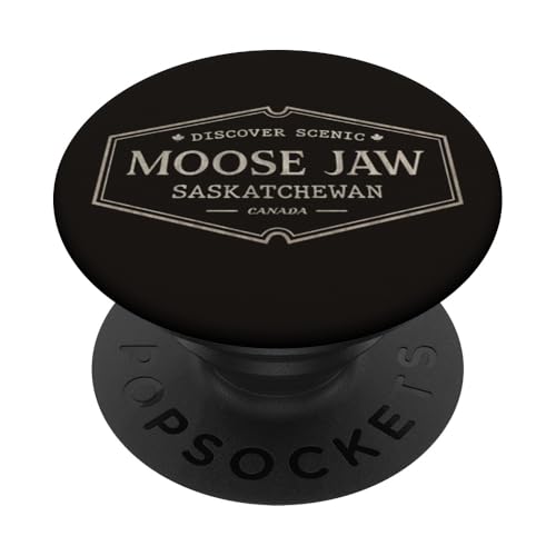 Elch Jaw Saskatchewan | Scenic Moose Jaw Kanada PopSockets Klebender PopGrip von Canada Standard Apparel Co.