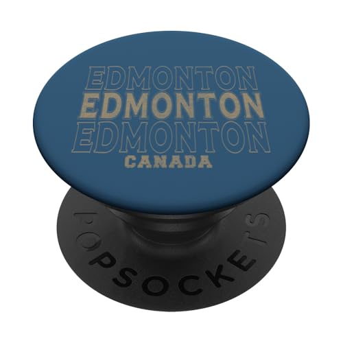 Vintage Edmonton Kanada PopSockets mit austauschbarem PopGrip von Canadian born and Canada apparel