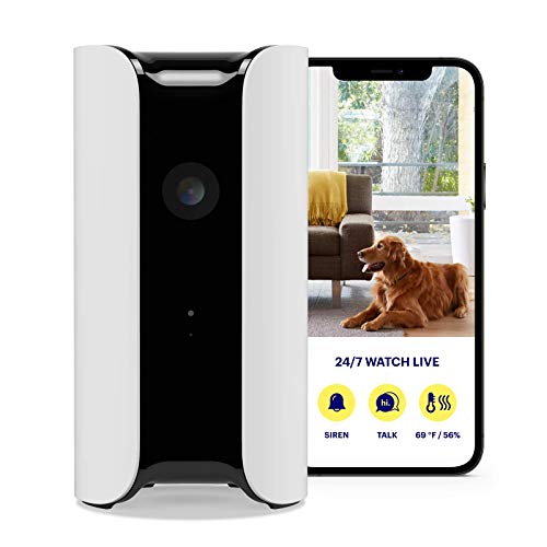 Canary Pro Überwachungskamera, 90 dB Sirene, Raumklima Überwachung, Zwei-Wege-Audio, Bewegungserkennung, Kompatibel mit Alexa & Google, Babyphone mit Kamera, IP WLAN von Canary