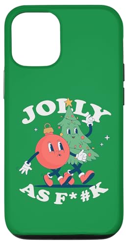 Hülle für iPhone 15 Christmas Jolly als F von Candis Raechelle Designs