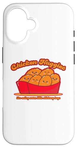 Hülle für iPhone 16 Chicken Nuggies, kleine Hühnchenumarmungen von Candis Raechelle Designs