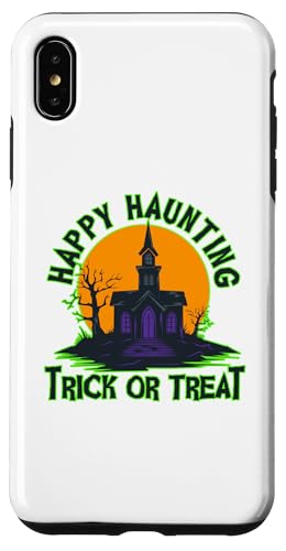 Hülle für iPhone XS Max Halloween, Happy Haunting, Süßes oder Saures von Candis Raechelle Designs