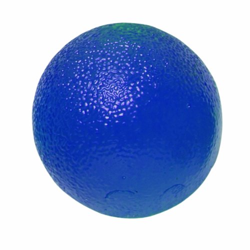 Cando® Übungsgelball - Antistressball / Handtrainer - rund, blau (schwer) von Cando