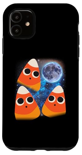 Hülle für iPhone 11 Three Candy Corn Moon Cursed Meme Lustiges 3 Candy Corn von Candy Corn Universe Co.