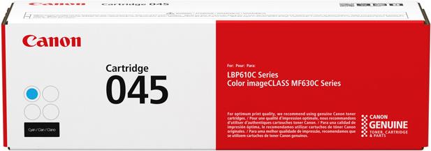 Canon 045 - Cyan - Original - Tonerpatrone - für ImageCLASS LBP612, MF632, MF634, i-SENSYS LBP611, LBP613, MF631, MF633, MF635 (1241C002) von Canon