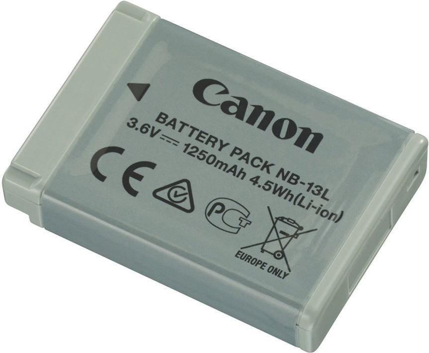 Canon Battery Pack NB-13L - Batterie - Li-Ion - 1250 mAh - f�r PowerShot G1, G5, G7, G9, SX620, SX720, SX730, SX740 von Canon