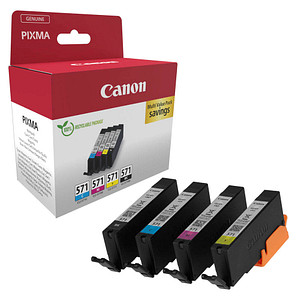 Canon CLI-571 BK/C/M/Y  schwarz, cyan, magenta, gelb Druckerpatronen, 4er-Set von Canon